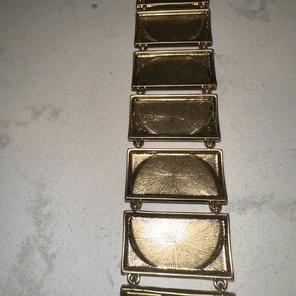 Jewelmint Gold and Black Enamel Bracelet - Picture 4 of 5